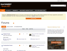 Tablet Screenshot of machineryforum.net